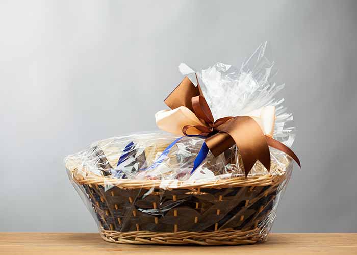 Holiday gift basket
