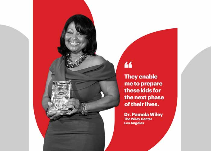 Dr. Pamela Wiley of the Wiley Center says, "They enable me to prepare these kids for the next phase of their lives."