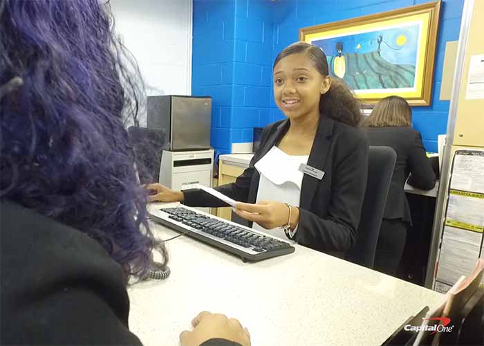 Capital One student banker