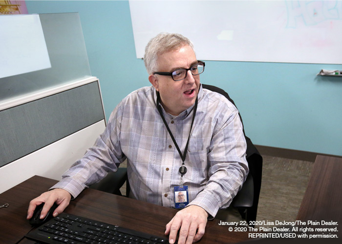 Portrait of Bob Darrow, an employee of KeyBank, NA